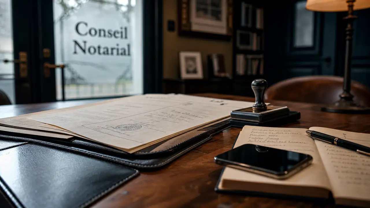 conseil notaire gratuit : notaire et dossier avant consultation