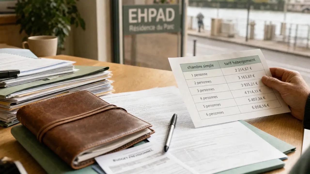 Prix maison de retraite Lyon : tableau des tarifs EHPAD, chambre simple et double