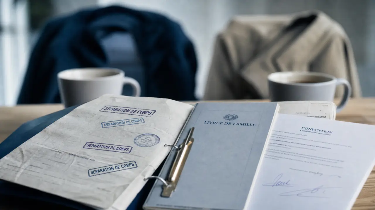 Avocat separation : dossier séparation de corps, biens et enfants