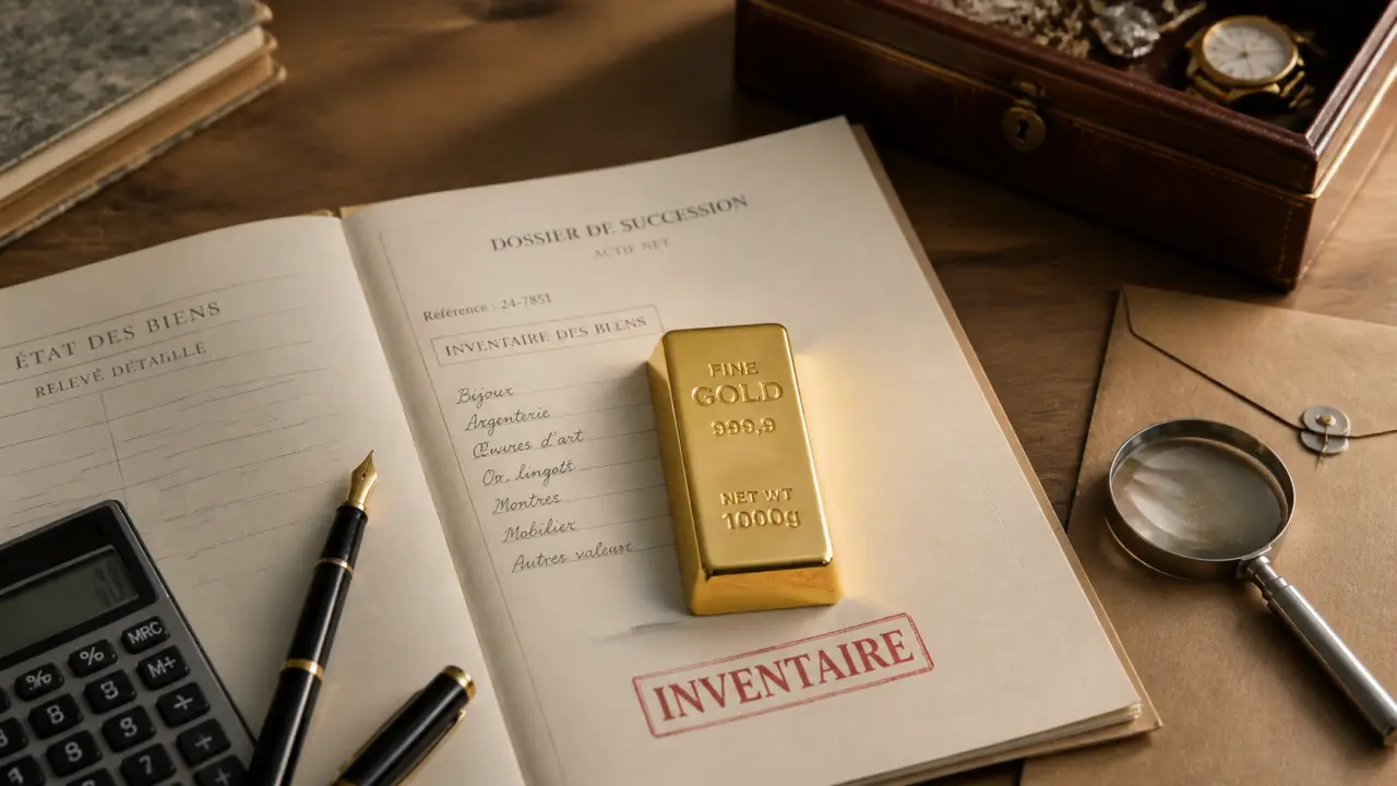 Lingot d’or non déclaré dans une succession : sanctions fiscales et régularisation