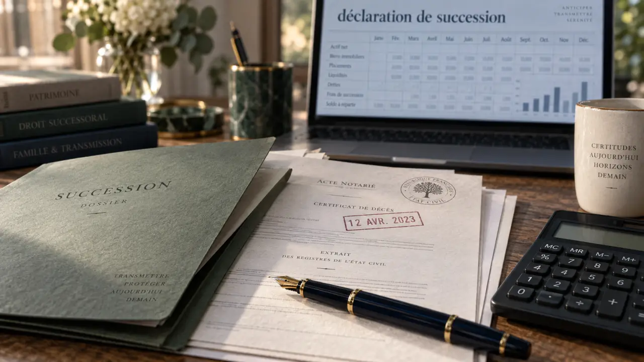 Délai succession dépassé : déposer la déclaration de succession avant le partage