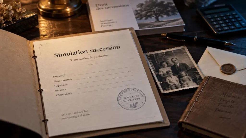Simulateur succession famille recomposée : formulaire et simulation pour beau-enfant taxé à 60 %